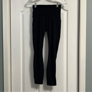 Lululemon Train Times 7/8 Pant *25" black leggings women's size 4